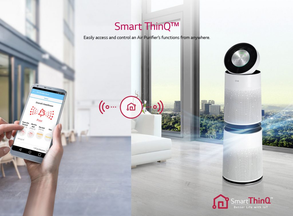 Connect Your Mobile App To Control LG Air Purifier Seri Kembangan