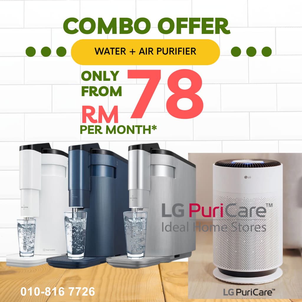 Lg rent up sri petaling , lg rent up water purifier sg besi, lg rent up water filter kepong